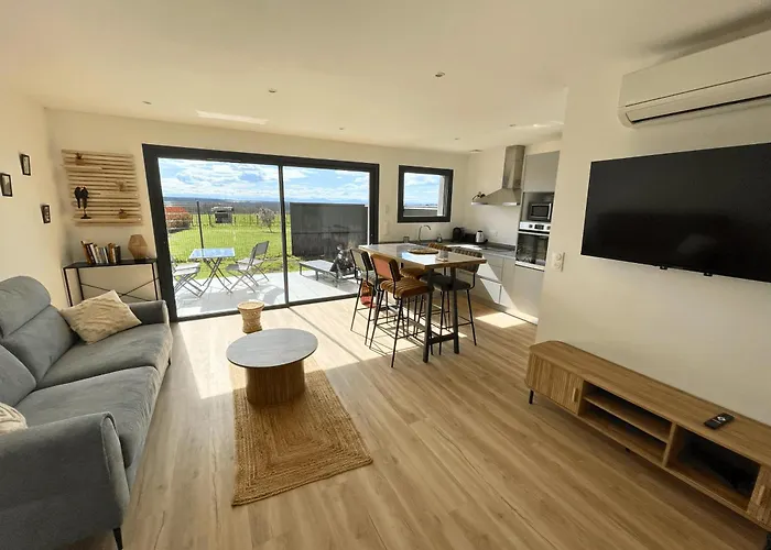 Bellevue - Jardin-montagne-calme Semesterbostad *